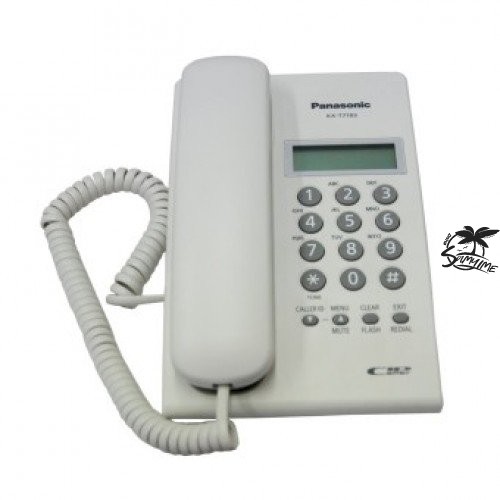 Panasonic โทรศัพท์บ้าน มีสาย รุ่น Kx-T7703 Xb (สีขาว / สีดำ) -  ร้านกล้องวงจรปิด เกาะสมุย